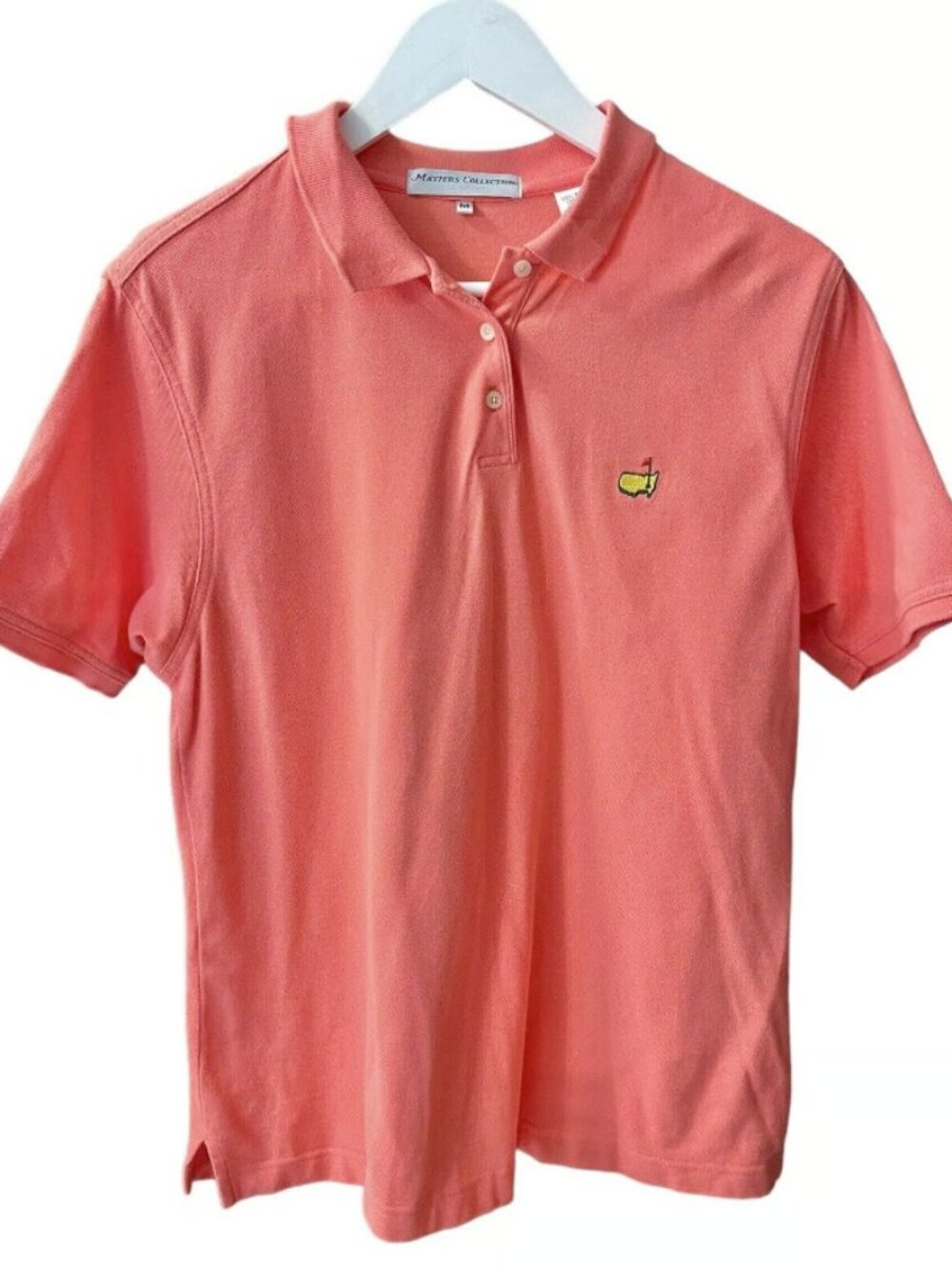 Masters Collection VTG Ladies Salmon Pink Pima Cotton Polo Shirt Women’s Size M